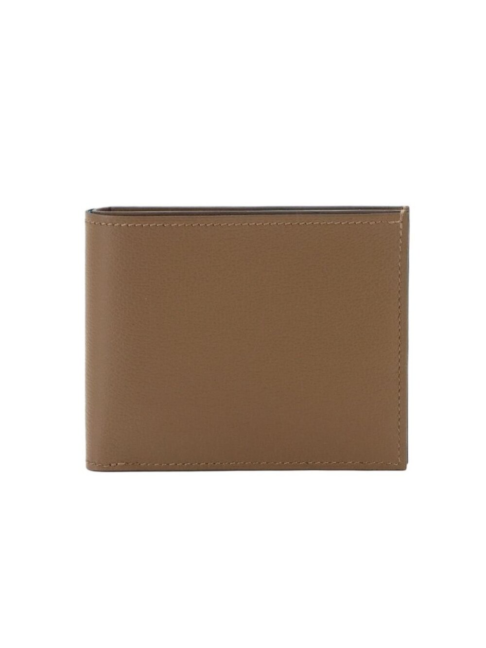 Hermes Citizen Twill Compact Bifold Wallet Evercolor Beige Dwymar